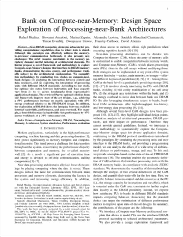 Bank on Compute-Near-Memory: Design Space Exploration of Processing ...